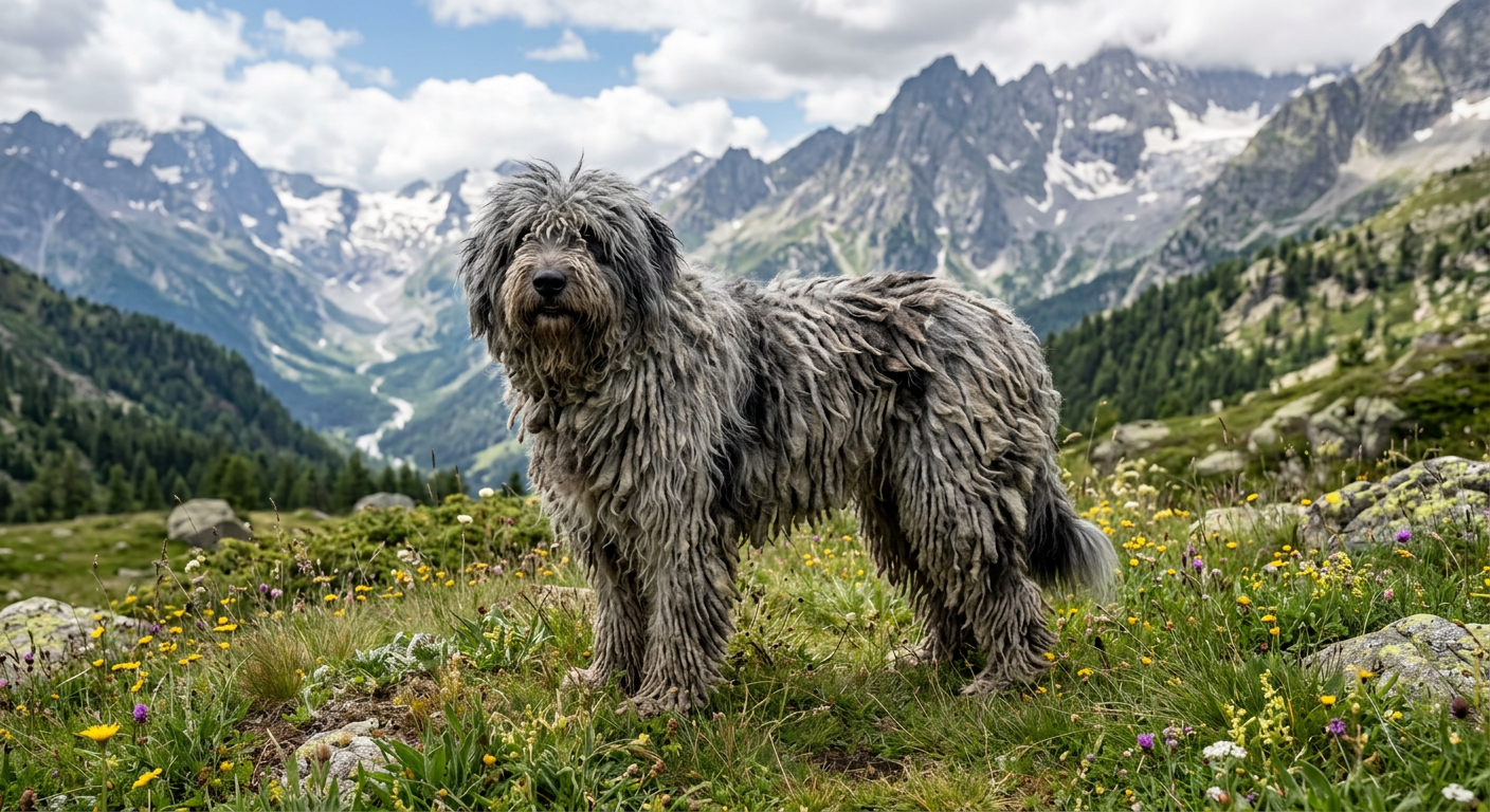Bergamasco pásztorkutya